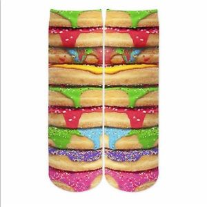 Knee High Donut Socks NWT